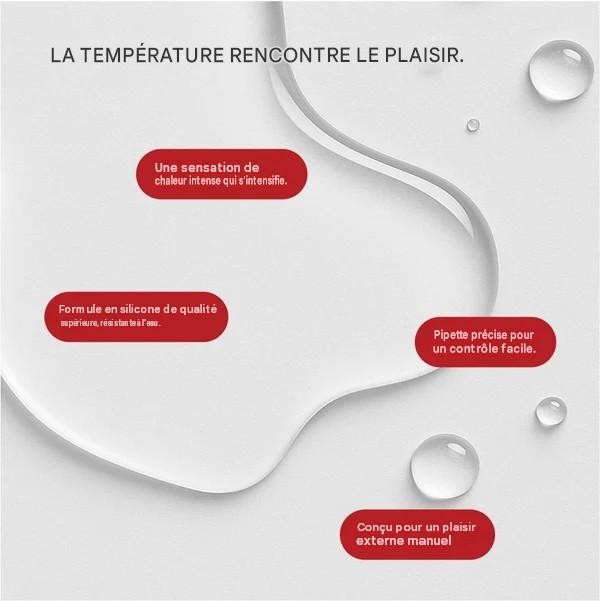 Une chaleur qui augmente progressivement.