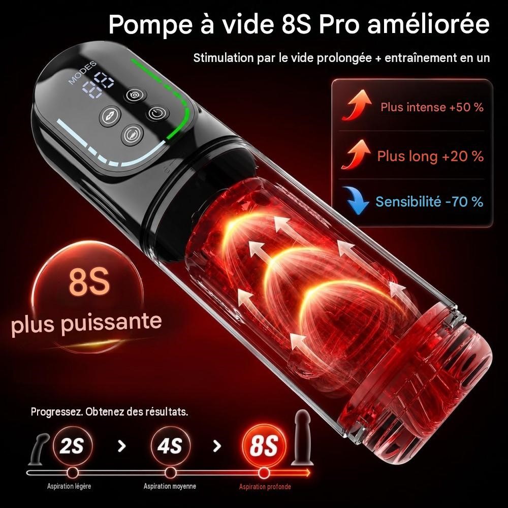 The Majestic 5-in-1 automatic masturbator combines five types of stimulation in a single device.
