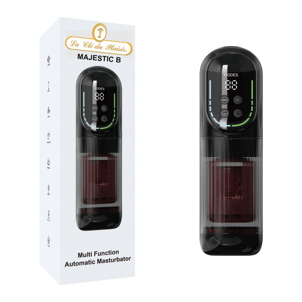 Majestic 5-in-1 Automatic Masturbator – 35 Settings and Digital Display.