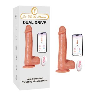 Vibrateur réaliste chauffant Dual Drive
