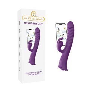 Vibrateur lapin à poussée Nexu