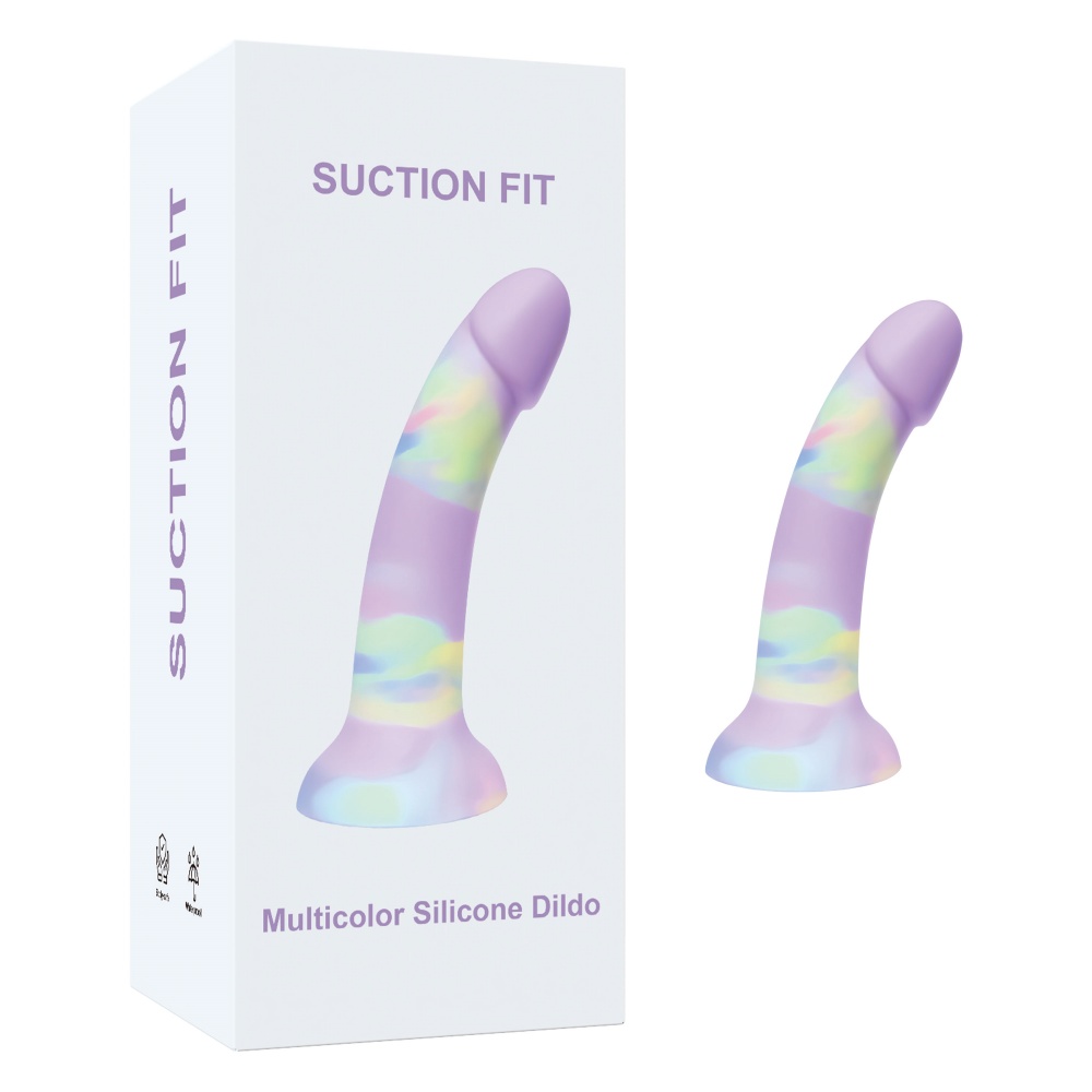 Suction Fit Curved Dildo – Harness Compatible with Suction Cup Base.