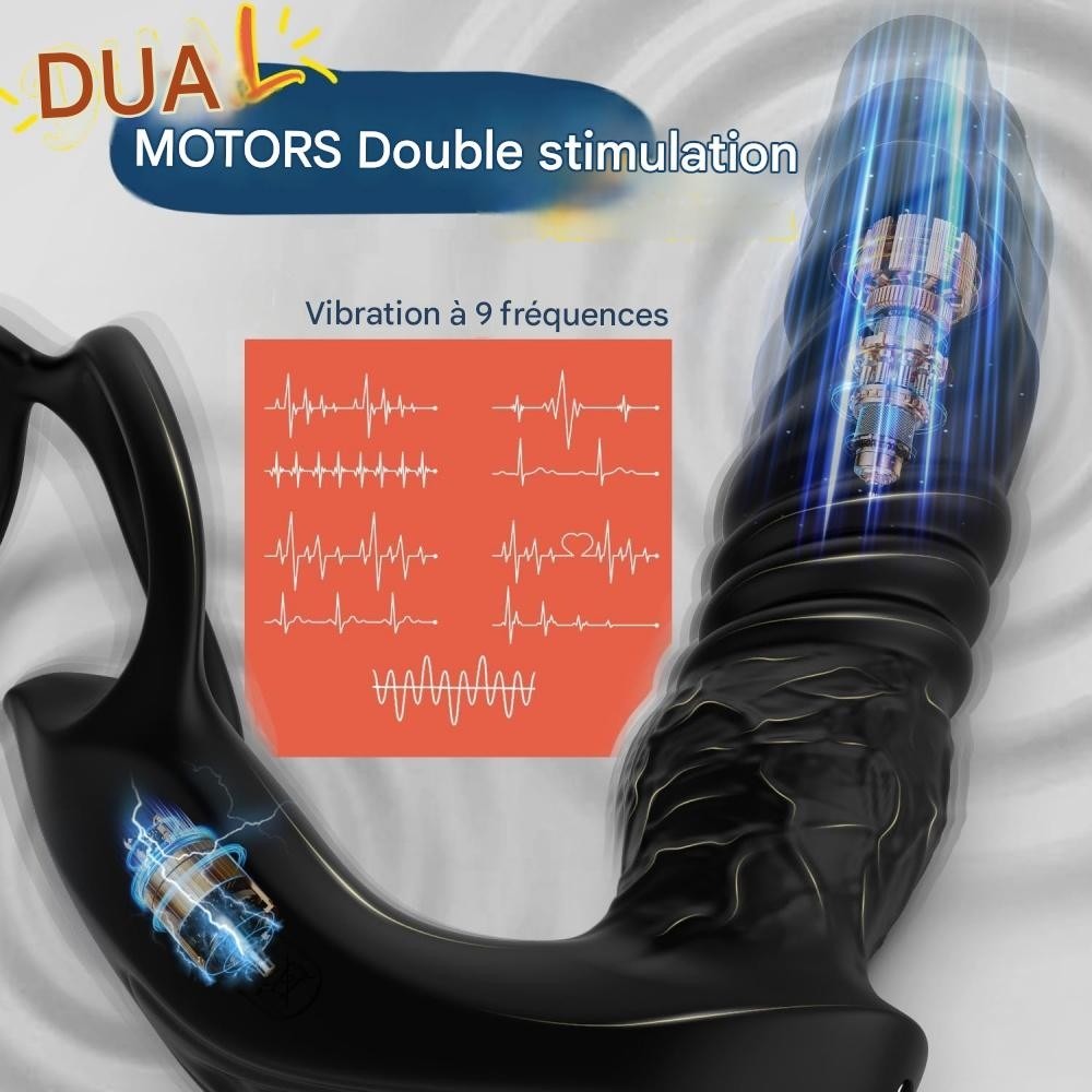 9 modes de vibration et 9 modes de poussée.
