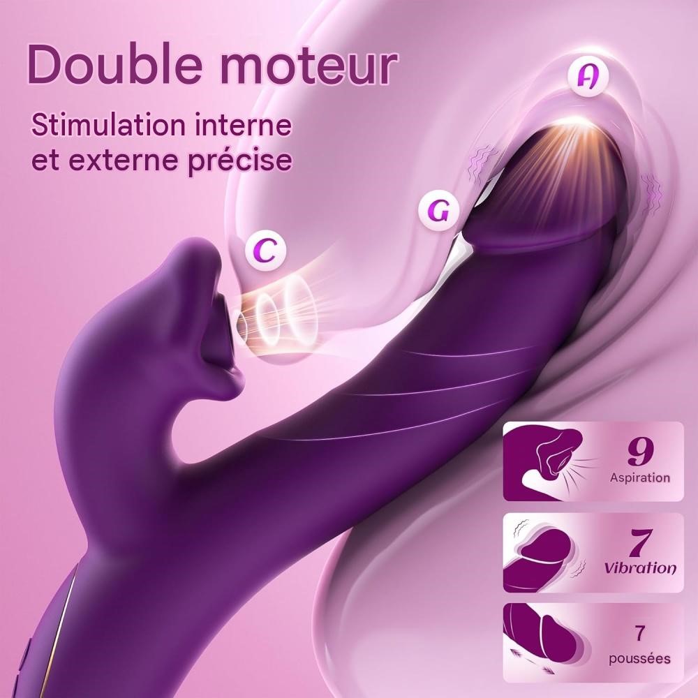 The Nymphae app-controlled triple-stimulation rabbit vibrator offers a range of possibilities.