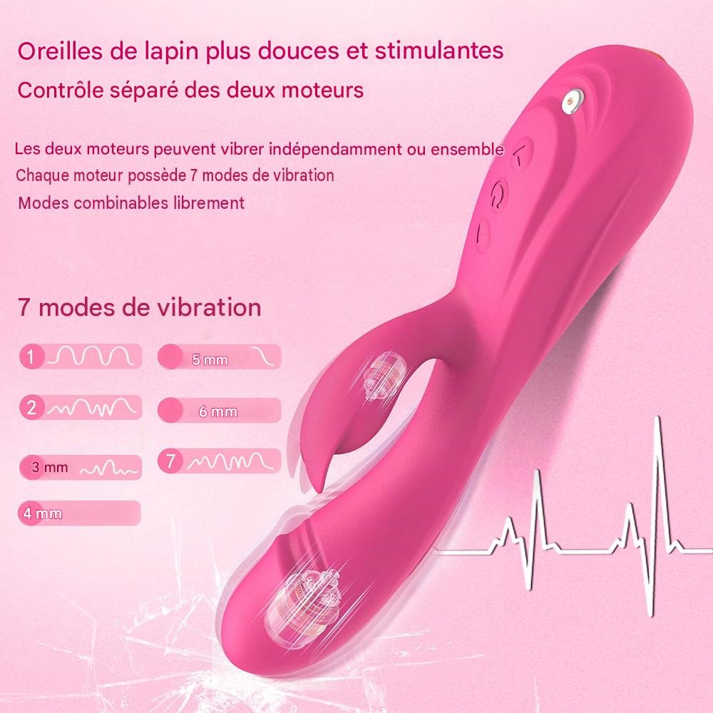 Seven vibration modes to vary the pleasure.