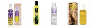 Massage cream, gel and oil