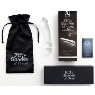 Drive me Crazy double glass dildo from Fifty Shades of Gray.