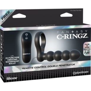 Cet anneau vibrant/vibrateur anal noir C-Ringz sans fil, est le jouet parfait pour le couple