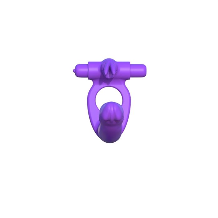 Anneau pénis vibrant lapin avec vibrateur anal - Image 4