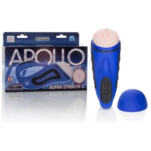 Masturbateur Apollo Alpha 2 bleu en forme de vagin