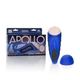 Masturbateur Apollo Alpha 2 bleu en forme de vagin