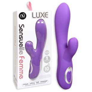 Vibrateur Nü Sensuelle femme mauve rechargeable