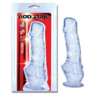 Introducing the Aflutter Translucent Blue 7 Inch Dildo, your new pleasure companion.
