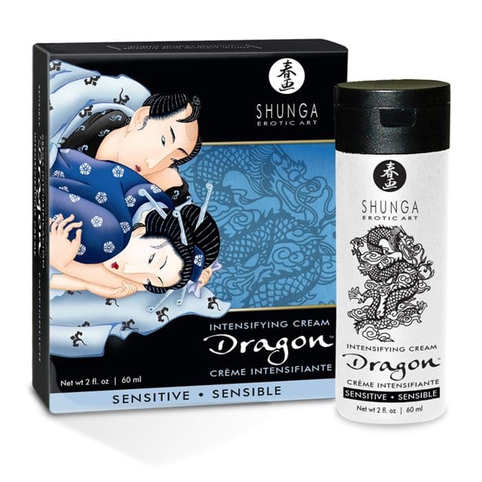 La crème de virilité Dragon sensible pour les couples qui cherchent un effet «feu de glace» atténué.