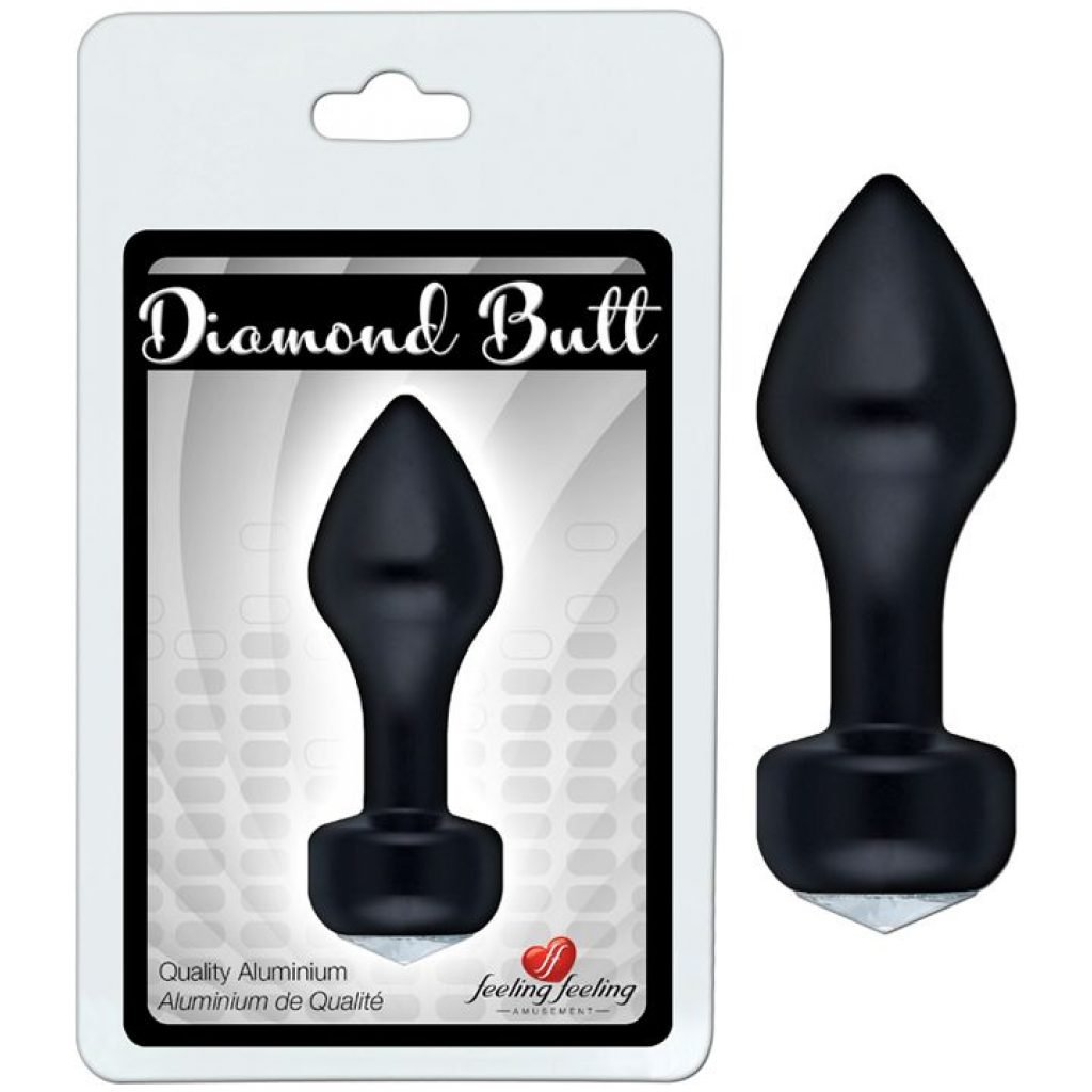 Diamond Butt black aluminum anal dildo, a masterpiece of innovation and design.
