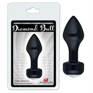 Dildo anal en aluminium Diamond Butt noir , un chef-d'œuvre de l'innovation et du design.