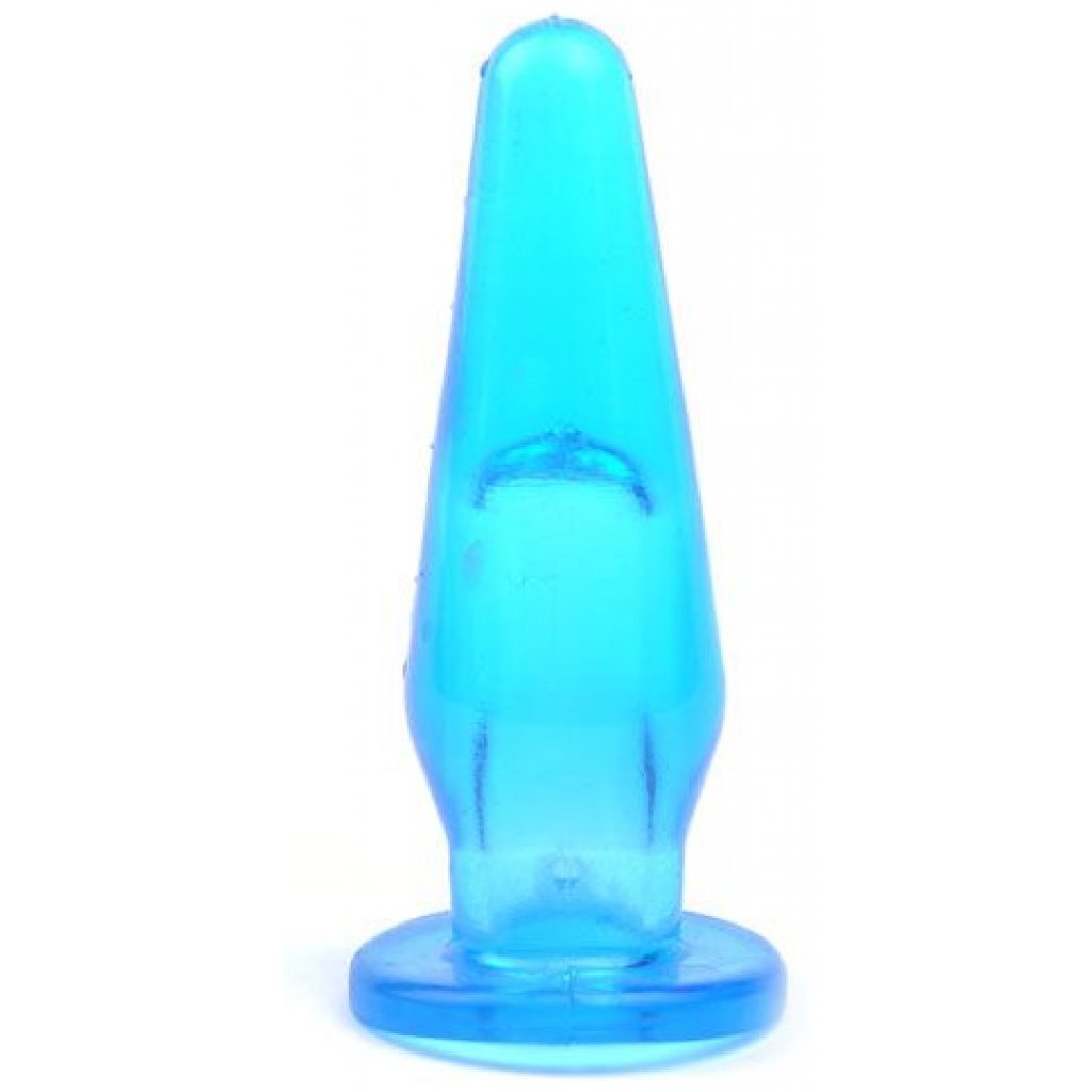 The Blue Mini Jelly Stimulating Finger Anal Dildo is a smooth yet sensually textured toy designed for pure anal pleasure.