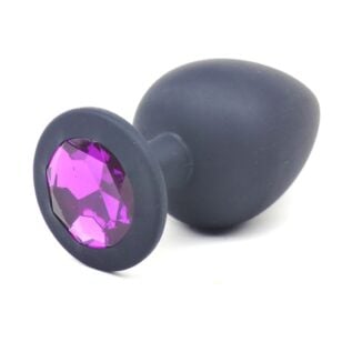 Cette incroyable large sonde anale noire en silicone avec bijoux met tout en œuvre pour vous assurer de vivre le bonheur anal.