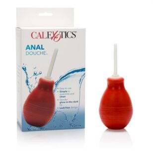 Restez propre et frais avec la douche anale rouge CalExotics.