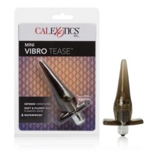Lancez-vous avec style grâce à l'ultra-moderne vibrateur anal Mini Vibro Tease fumé.