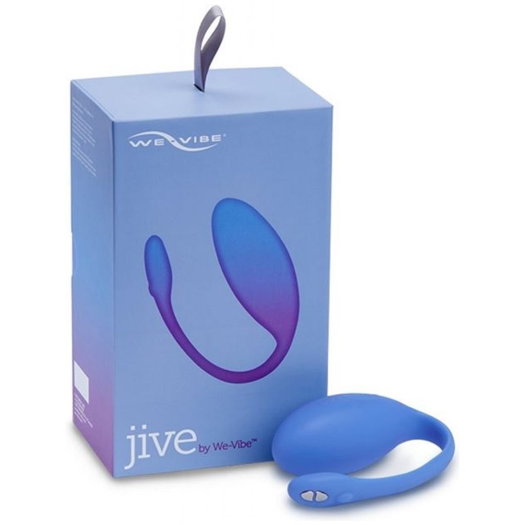 We-Vibe Jive bleu rechargeable avec We Connect