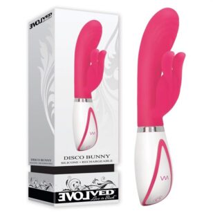 Vibrateur lapin Dico Bunny rose rechargeable Evolved