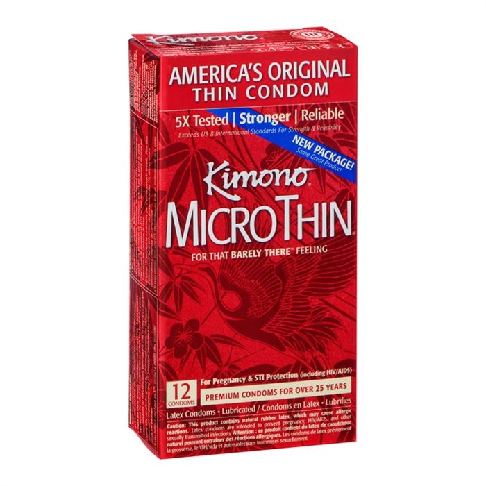 Kimono MicroThin the best thin condom.