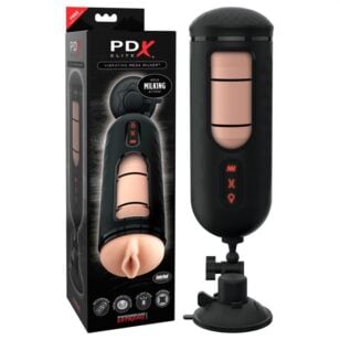 Masturbateur PDX Elite Milker vibrant et rechargeable