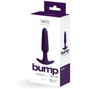 Vibrateur anal Bump rechargeable en silicone de Vedo