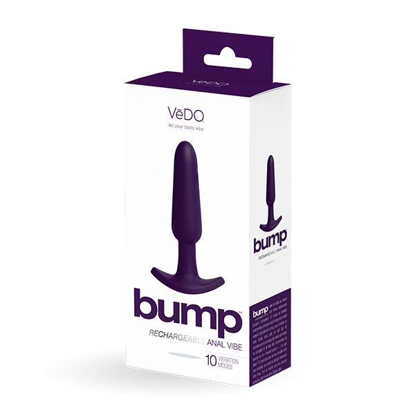 Vedo Bump rechargeable silicone anal vibrator