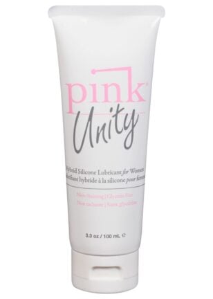 Avec le lubrifiant Pink Unity Hybrid lorsque votre passion dure toute la nuit.