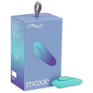 We-Vibe Moxie bleu stimlateur de clitoris rechargeable