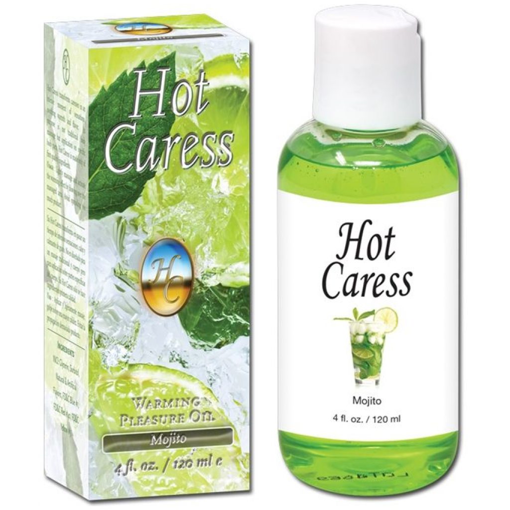 Hot Caresse a été conçu pour un massage goûteux, réchauffant et stimulant..