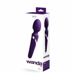 Le vibromasseur Wanda rechargeable mauve est peut-être le vibromasseur rechargeable le plus puissant du marché.
