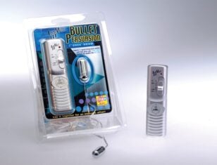 Persuasion silver micro vibrating egg with variable speed.