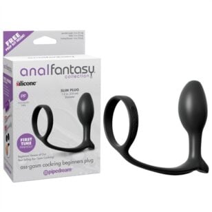 Anal Fantasy Ass-Gasm cock ring beginners plug