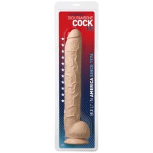 Dildo Classic Dick Rambone skin. The Dick Rambone Cock, by Doc Johnson, is a huge dong that will never leave you hungry. Molded from the eponymous porn star known for his well-equipped tool, this monster dong, with its veiny shaft, will fill the user with its amazing fifteen inches of length.