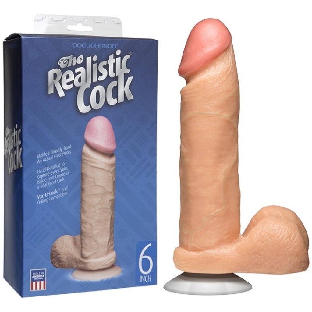 The Doc Johnson 6 inch realistic penis stands out as a masterpiece in the dildo category.