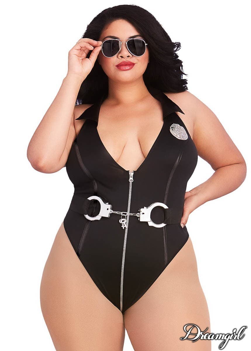 Costume de policière très sexy taille plus de Dreamgirl