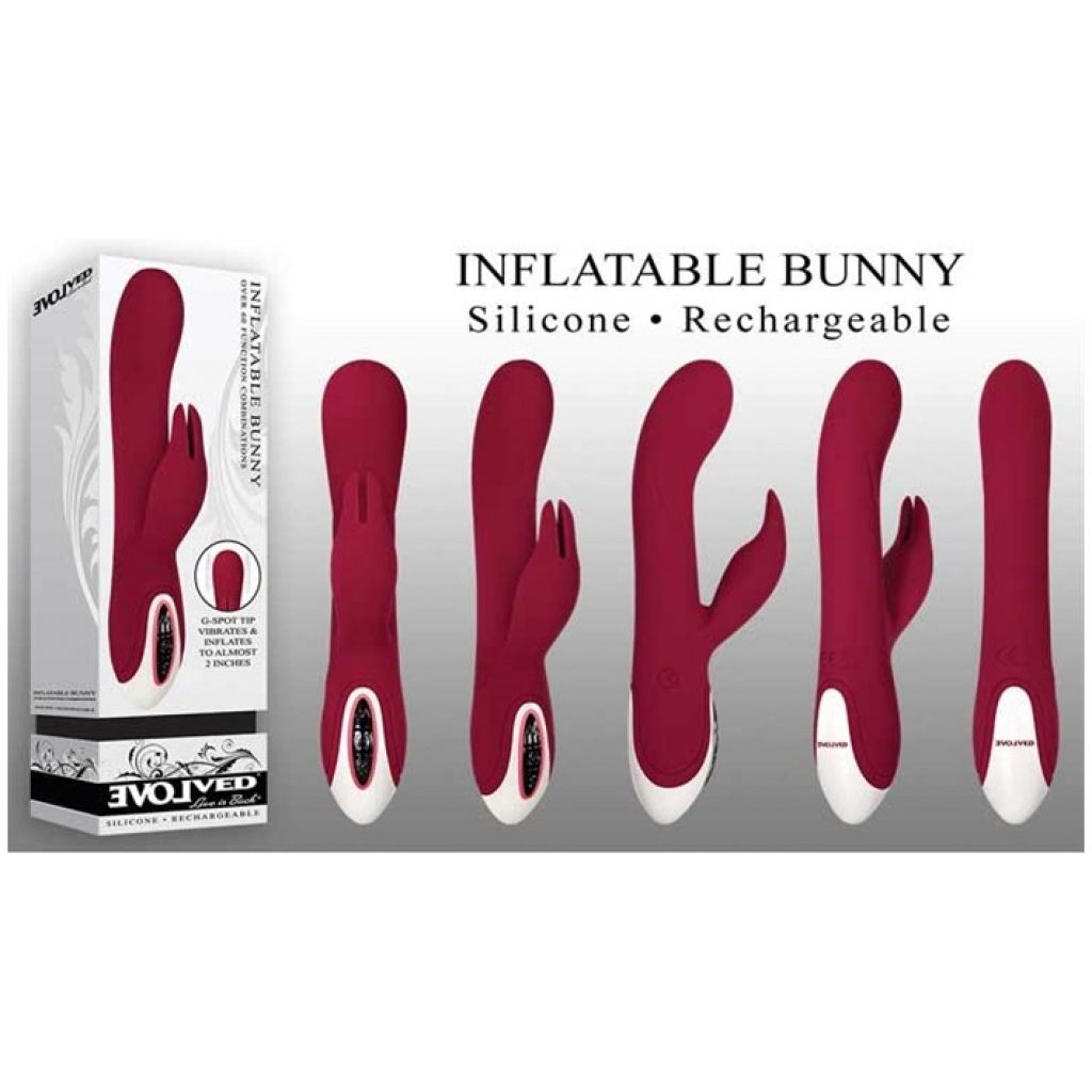 Vibrateur lapin Inflatable Bunny gonflable et rechargeable