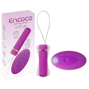 Oeuf vibrant Encoco rechargeable avec commande à distance