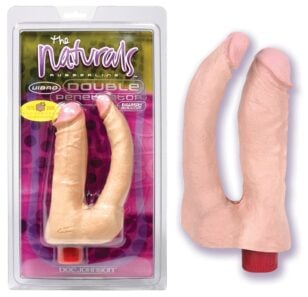 Le vibrateur Naturals double pénétration offre un double plaisir, vaginal et anal.