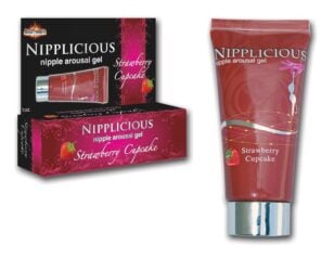 Discover new exhilarating sensations with Nipplicious strawberry flavor stimulating gel in a tube.